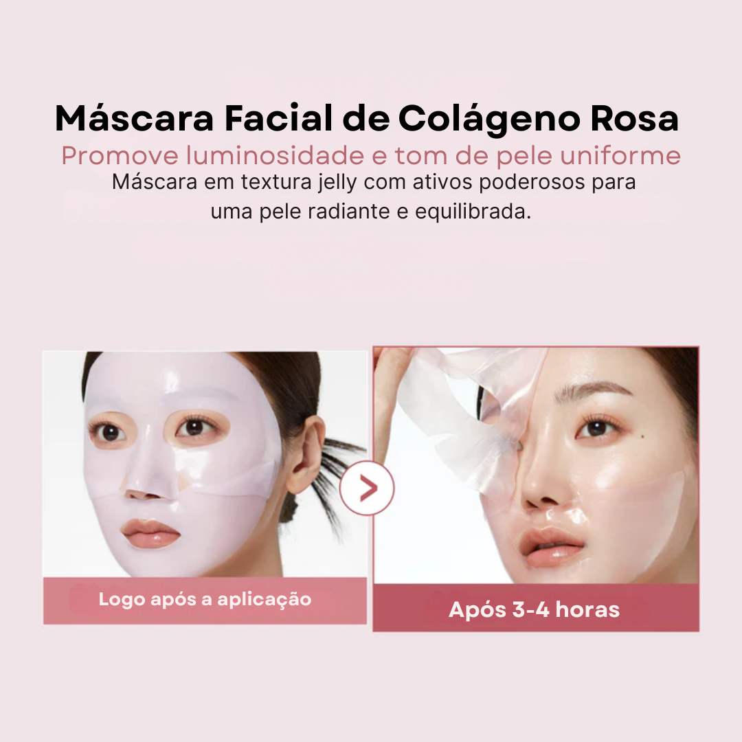 Medicube Máscara Facial de Colágeno Rosa com PDRN | KIT com 4