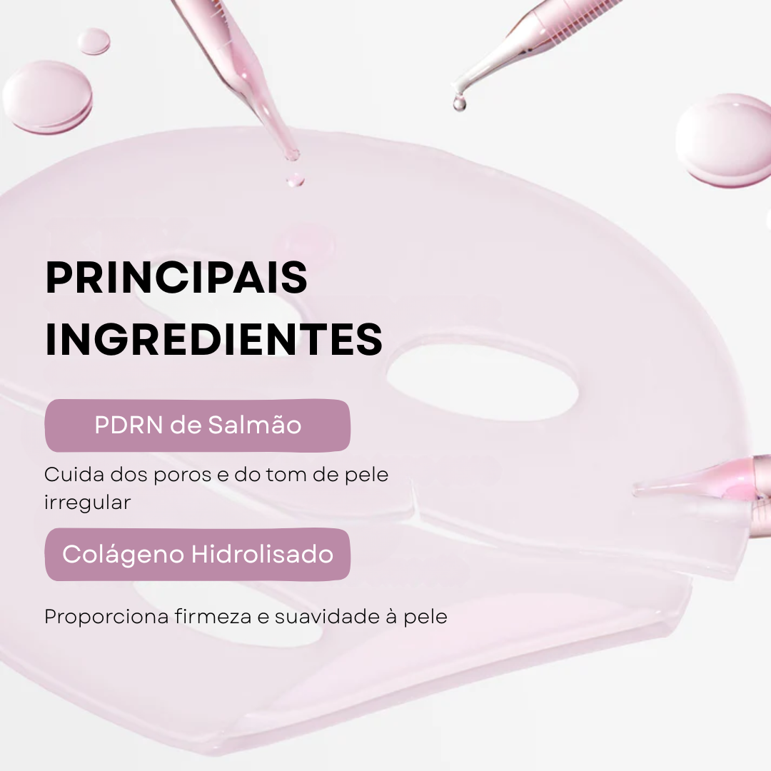 Medicube Máscara Facial de Colágeno Rosa com PDRN | KIT com 4