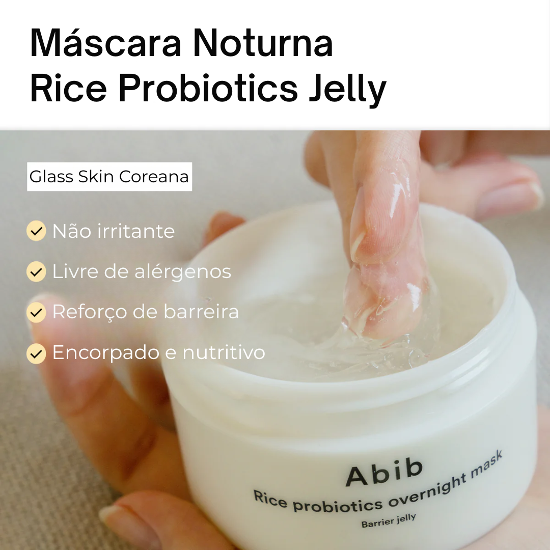 Máscara Noturna Abib Rice Probiotics Jelly