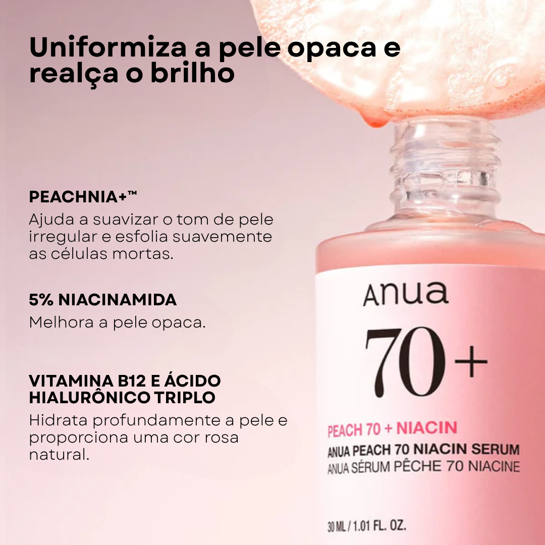 Sérum Anua Niacinamida 70% Pêssego