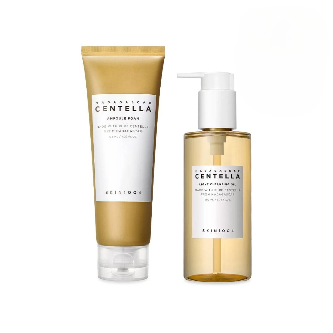 Kit Óleo de Limpeza Profunda + Ampola Centella Madagascar Skin1004