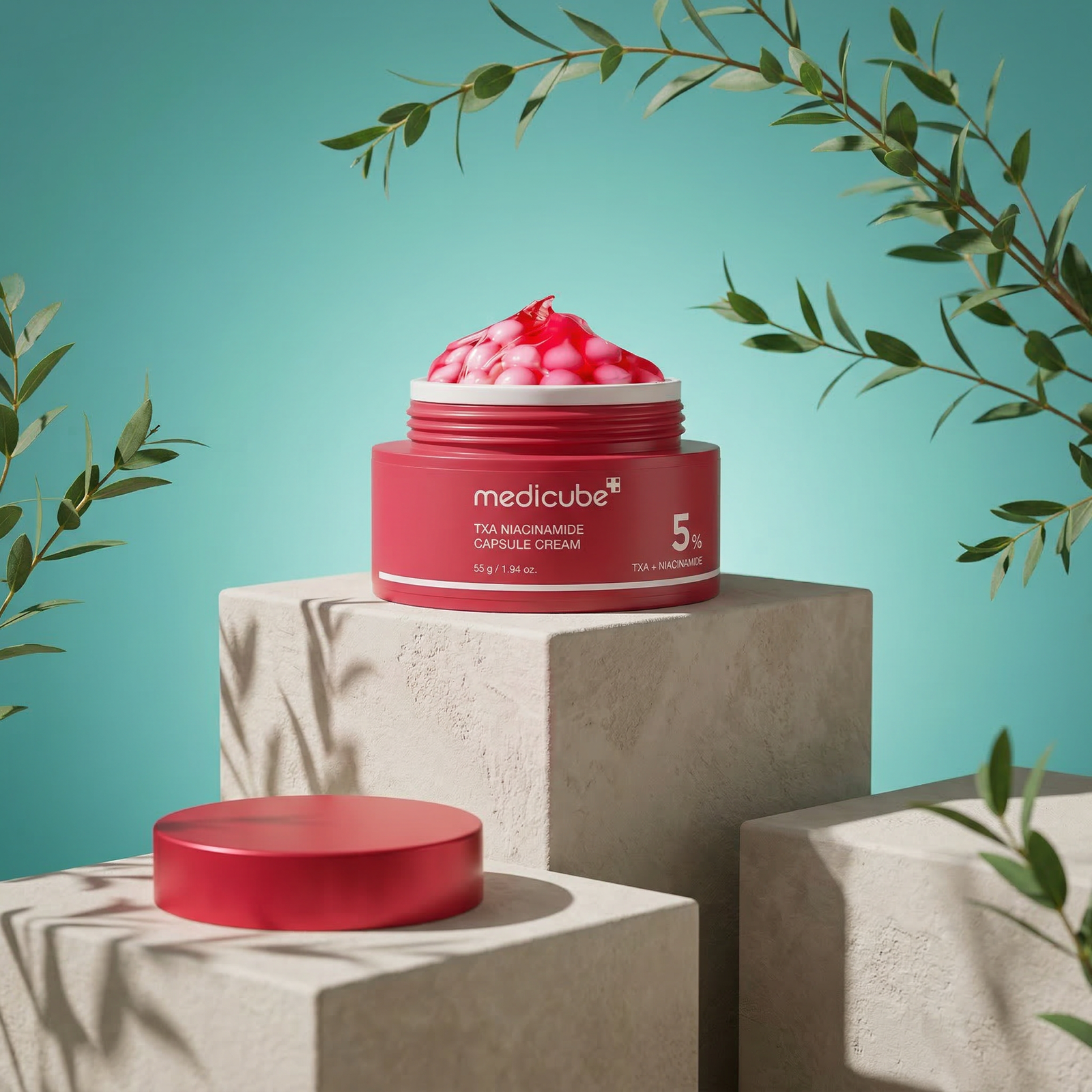 Creme Medicube TXA + Niacinamida em Cápsulas