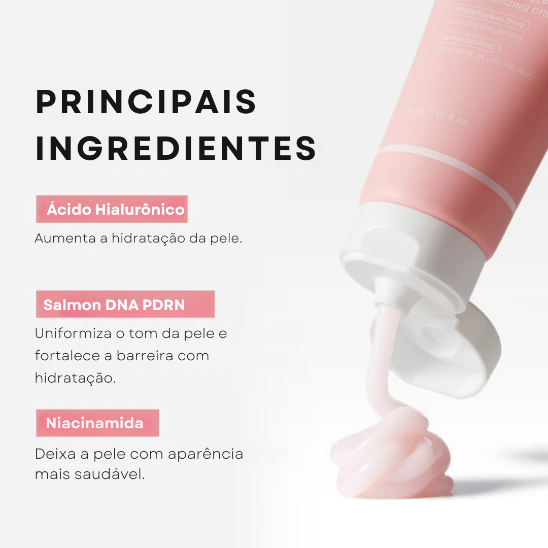 Creme Medicube Pink Hyaluronic PDRN e Peptídeos