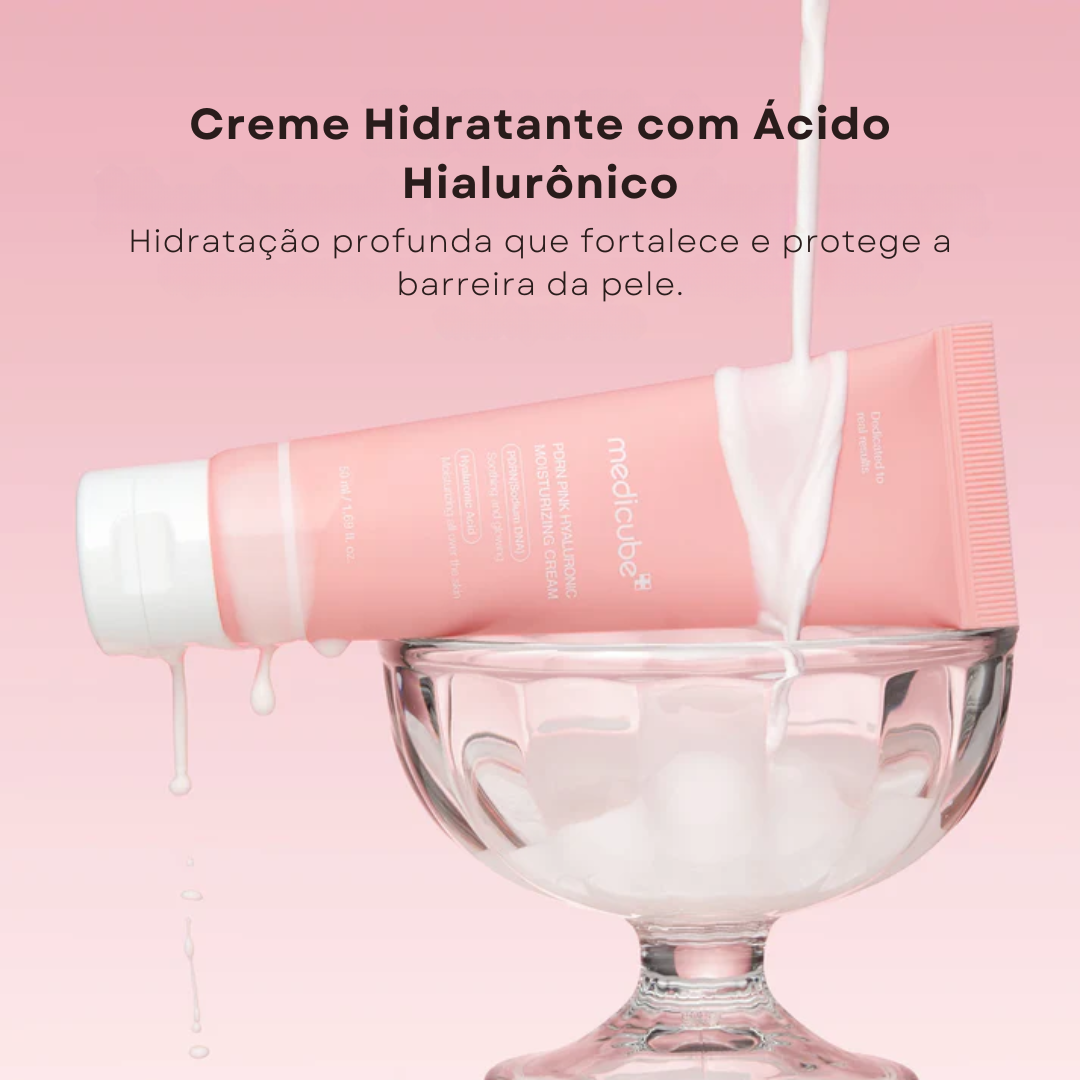 Creme Medicube Pink Hyaluronic PDRN e Peptídeos