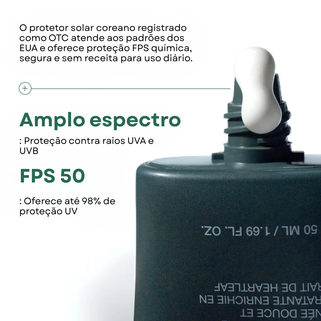 Protetor Solar Anua Suave e Hidratante Heartleaf Silky