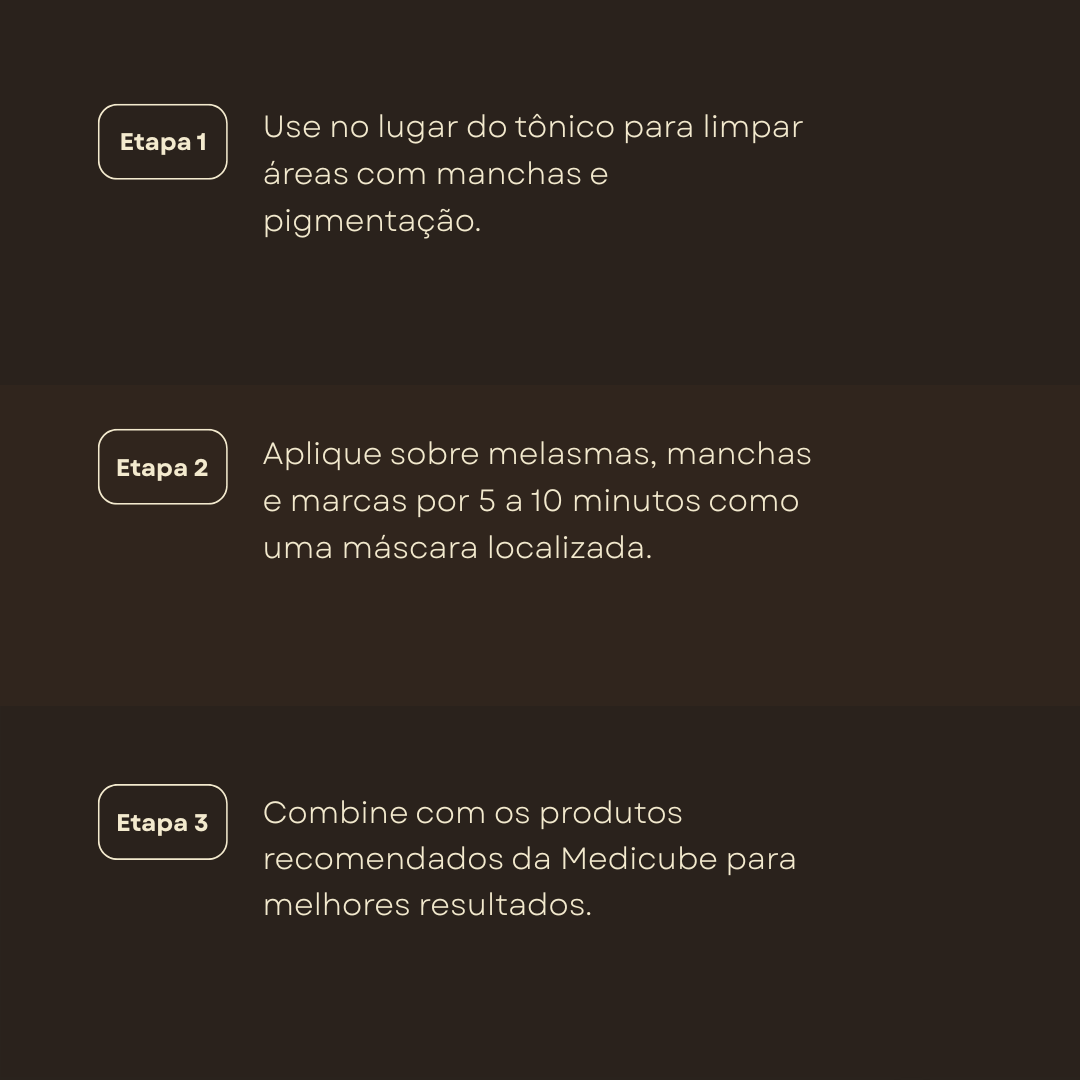 Discos Medicube Com Vitamina C para Manchas