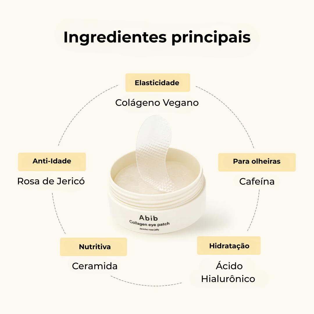 Máscara de Olhos Abib Collagen Jericho Rose