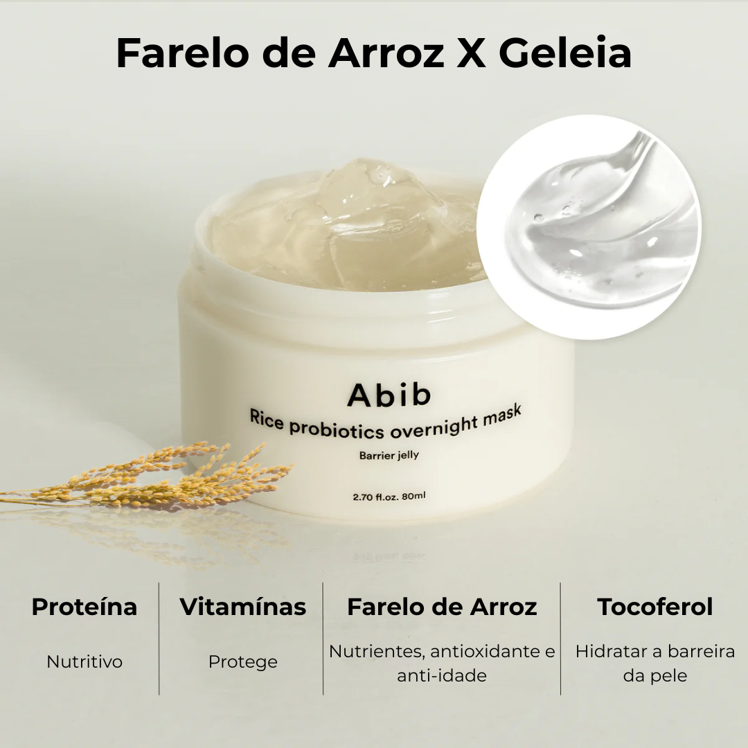 Máscara Noturna Abib Rice Probiotics Jelly
