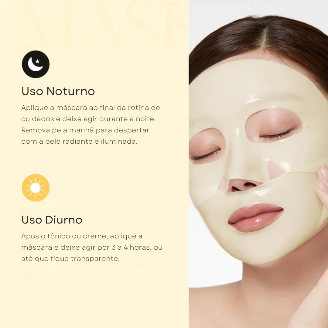 Medicube Máscara Jelly Dourada com Ácido Kójico e Cúrcuma - Kit com 4