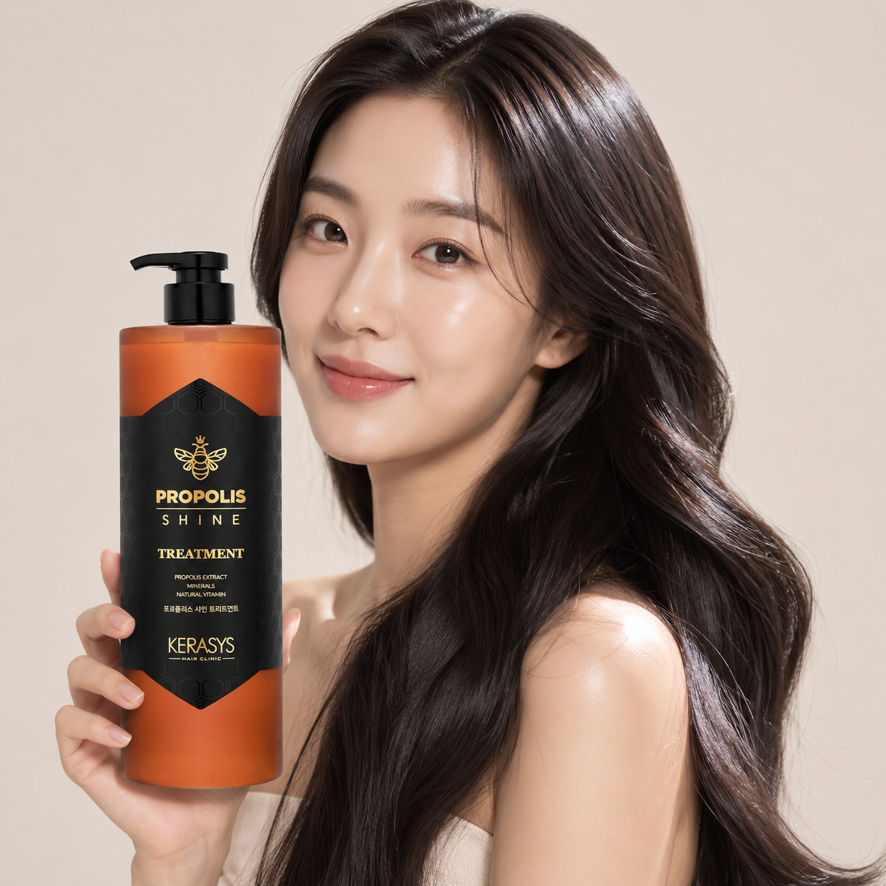 Máscara de Tratamento Kerasys Hair Clinic Propolis Shine Treatment
