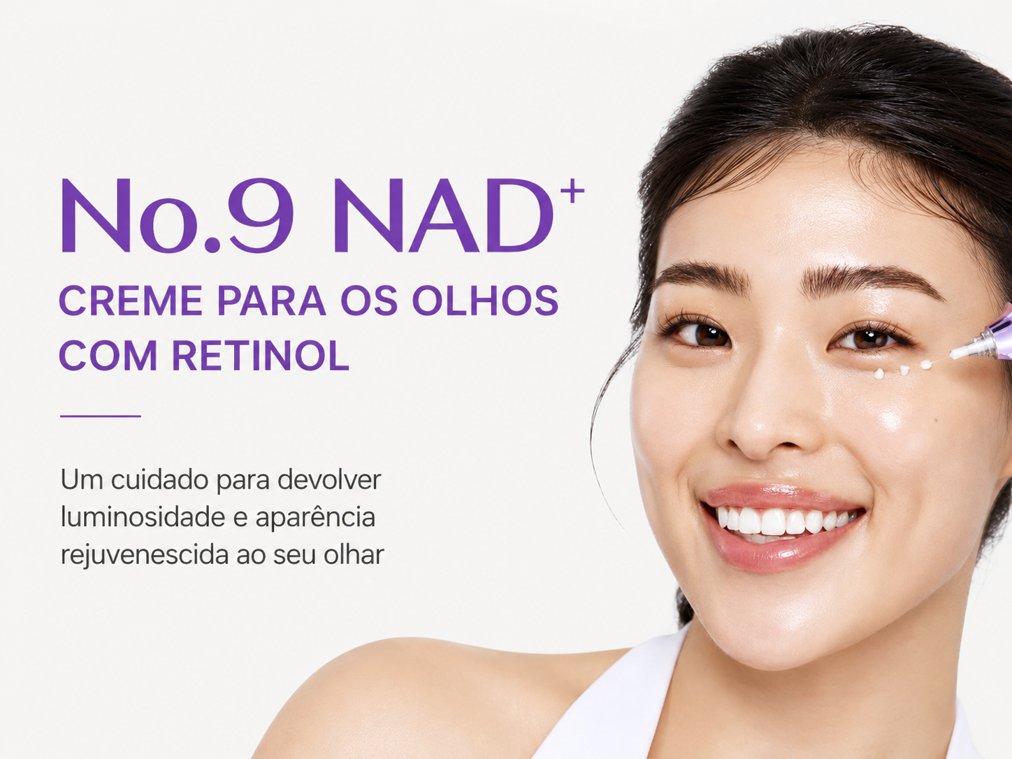 Numbuzin No.9 – NAD+ + Retinol para Olheiras, Rugas e Linhas Finas