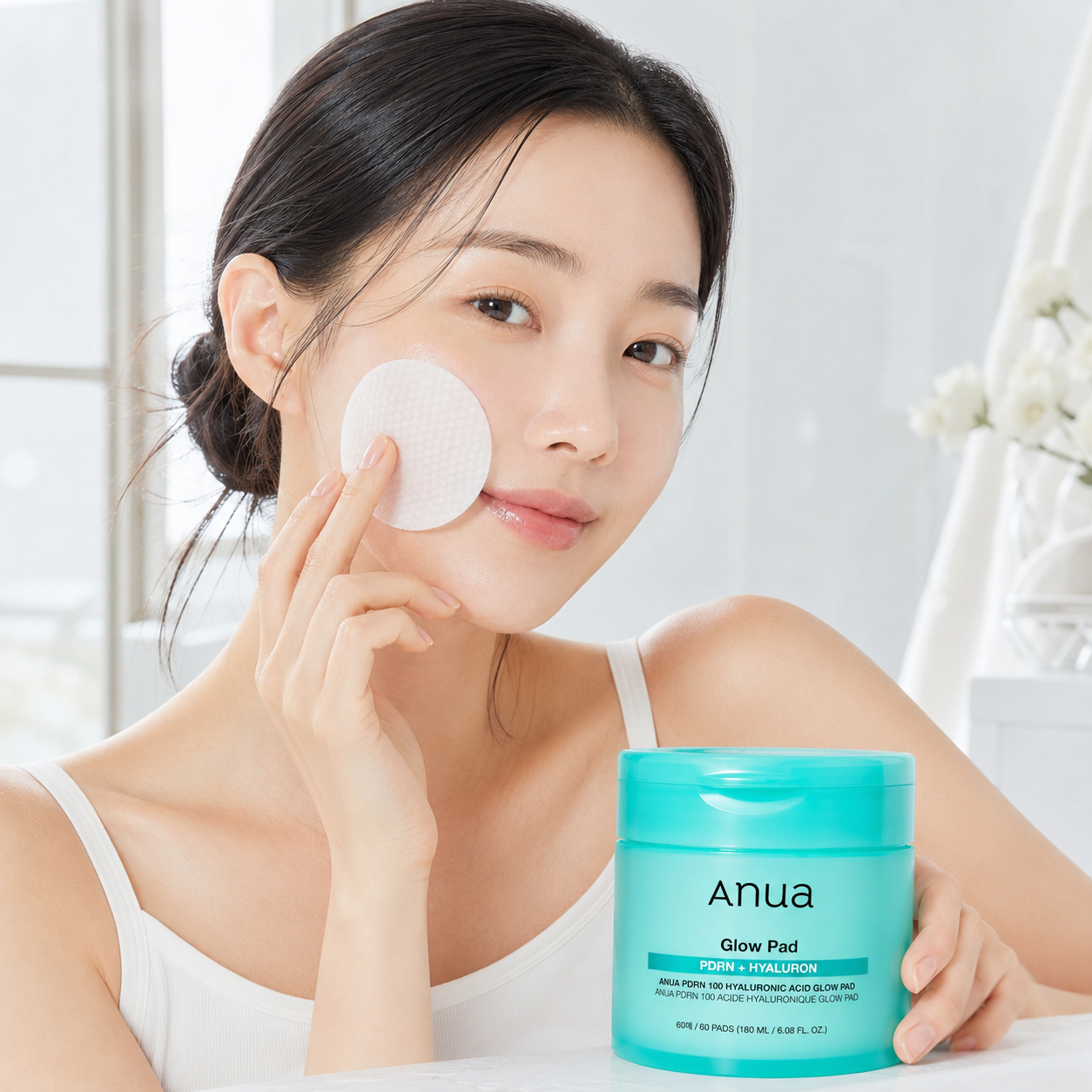 Pads Hidratantes Anua  PDRN 100 Hyaluronic Acid Glow Discos