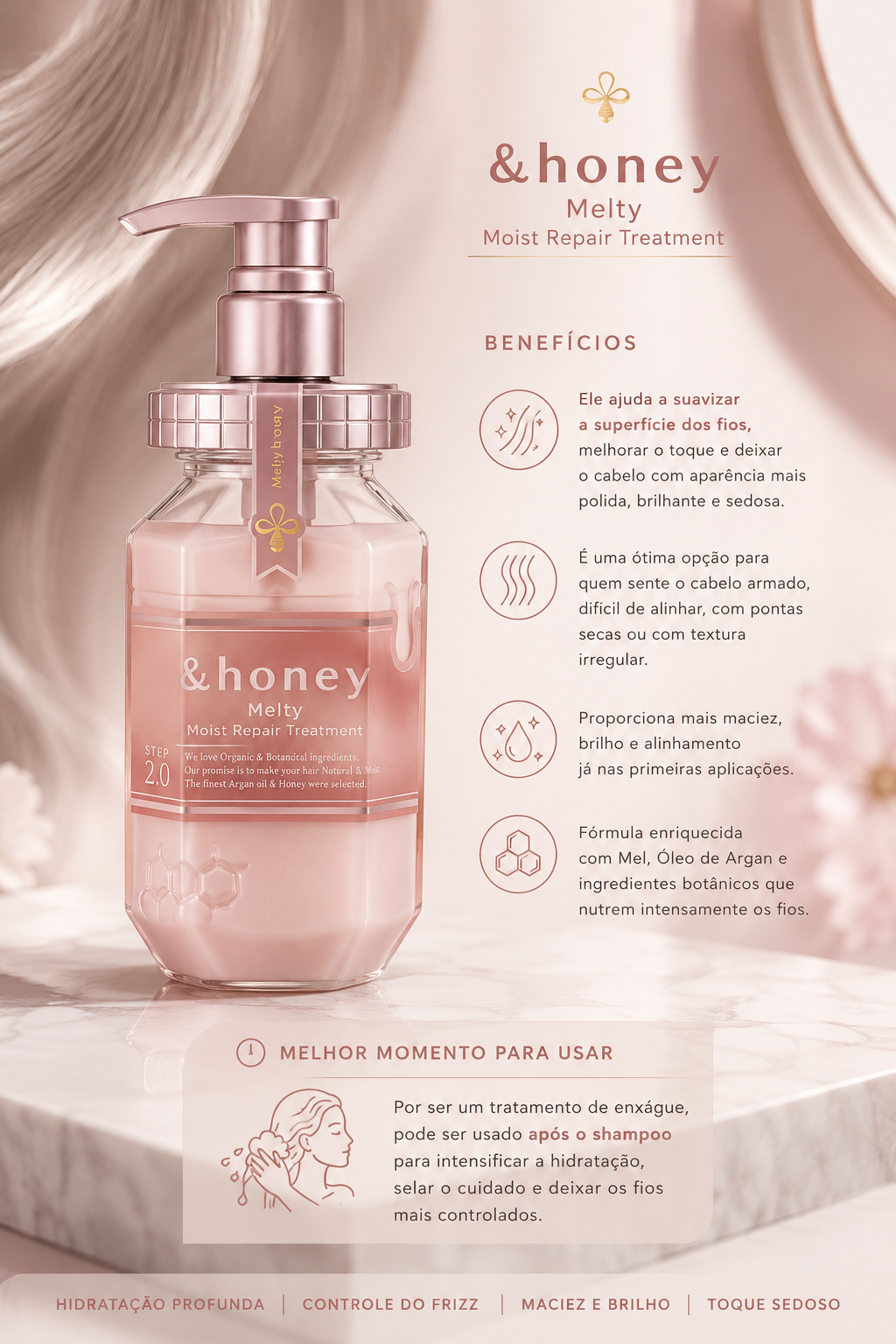 Tratamento Capilar &honey Melty Moist Repair Treatment Step 2.0